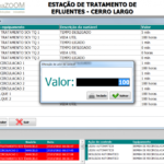 Controle de efluentes, feito em Delphi XE2 e rodando sobre Windows 7, comunicando com um CLP Siemens usando o protocolo Siemens ISOTCP