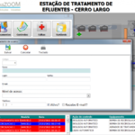 Controle de efluentes, feito em Delphi XE2 e rodando sobre Windows 7, comunicando com um CLP Siemens usando o protocolo Siemens ISOTCP