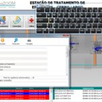 Controle de efluentes, feito em Delphi XE2 e rodando sobre Windows 7, comunicando com um CLP Siemens usando o protocolo Siemens ISOTCP